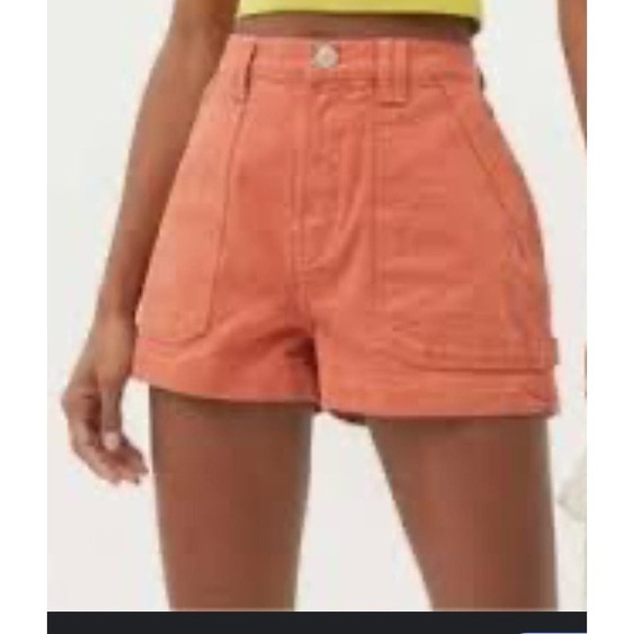 BDG Pants - Urban Outfitters BDG Dark Orange denim Carpenter Shorts, Womens size 31